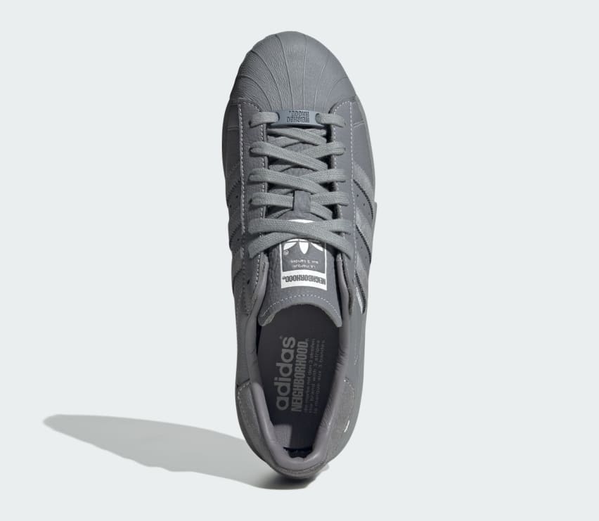 NEIGHBORHOOD x Adidas Superstar Grey Foto 6