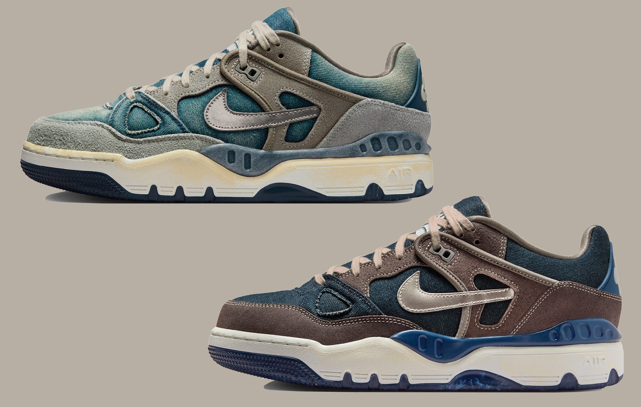 NIGO x Levis x Nike Air Force 3 Low Enigma Stone Olive Grey
