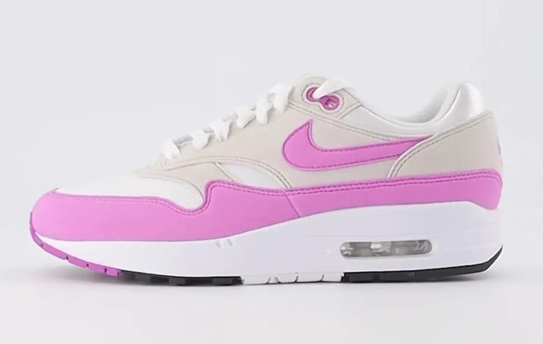 Nike air max 1 dames zwart roze Clearance