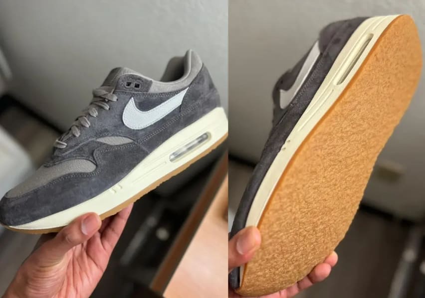 NIKE AIR MAX 1 PRM CREPE SOFT GREY FOTO 1