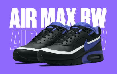 NIKE AIR MAX BW BLACK VIOLET DM3047 001