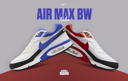 NIKE AIR MAX BW SPORT RED WHITE VIOLET COLORWAY