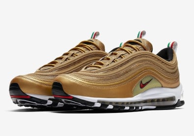 Nike Voegt Italiaanse Vlag Toe Aan Air Max 97 Metallic Gold