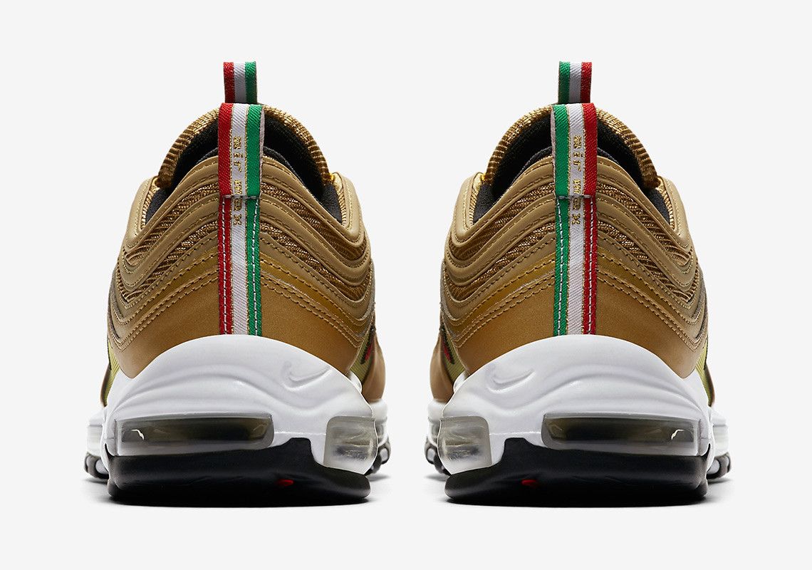 Nike Voegt Italiaanse Vlag Toe Aan Air Max 97 Metallic Gold