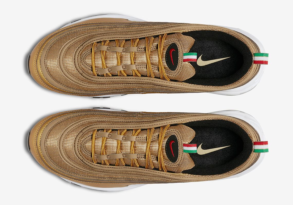 Nike Voegt Italiaanse Vlag Toe Aan Air Max 97 Metallic Gold