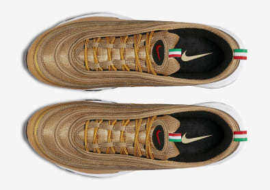 Nike Voegt Italiaanse Vlag Toe Aan Air Max 97 Metallic Gold