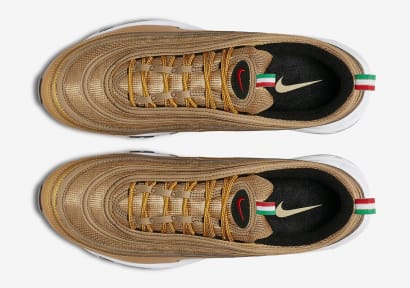 Nike Voegt Italiaanse Vlag Toe Aan Air Max 97 Metallic Gold