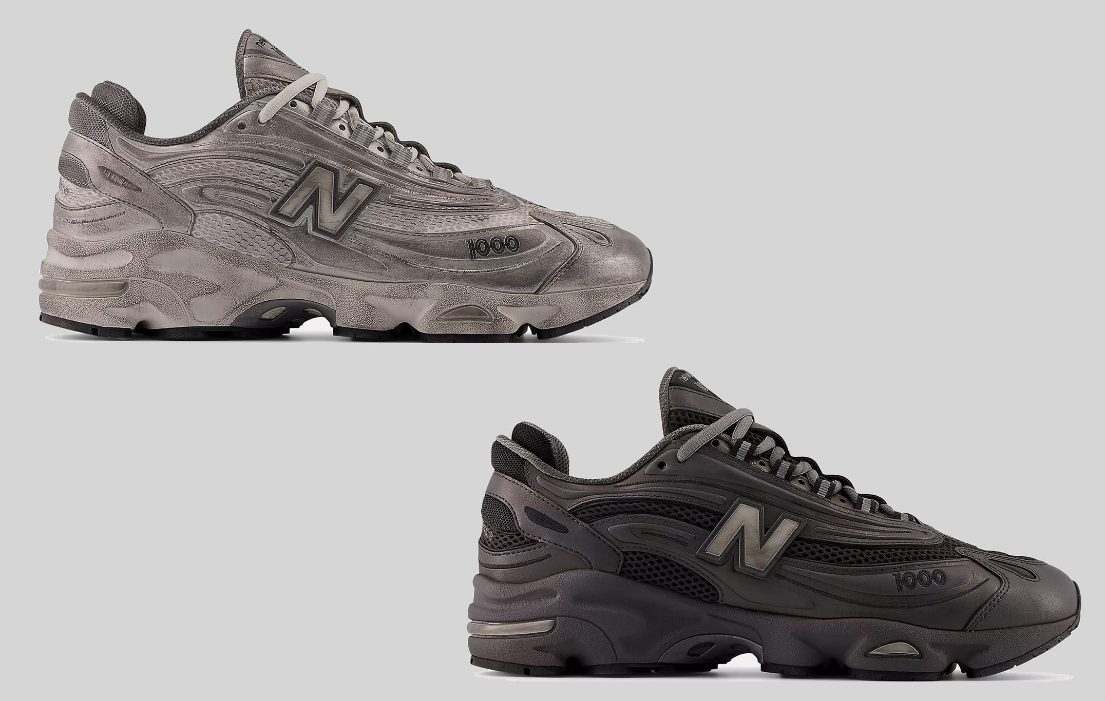 New Balance 1000 Black Metallic Grey Matter