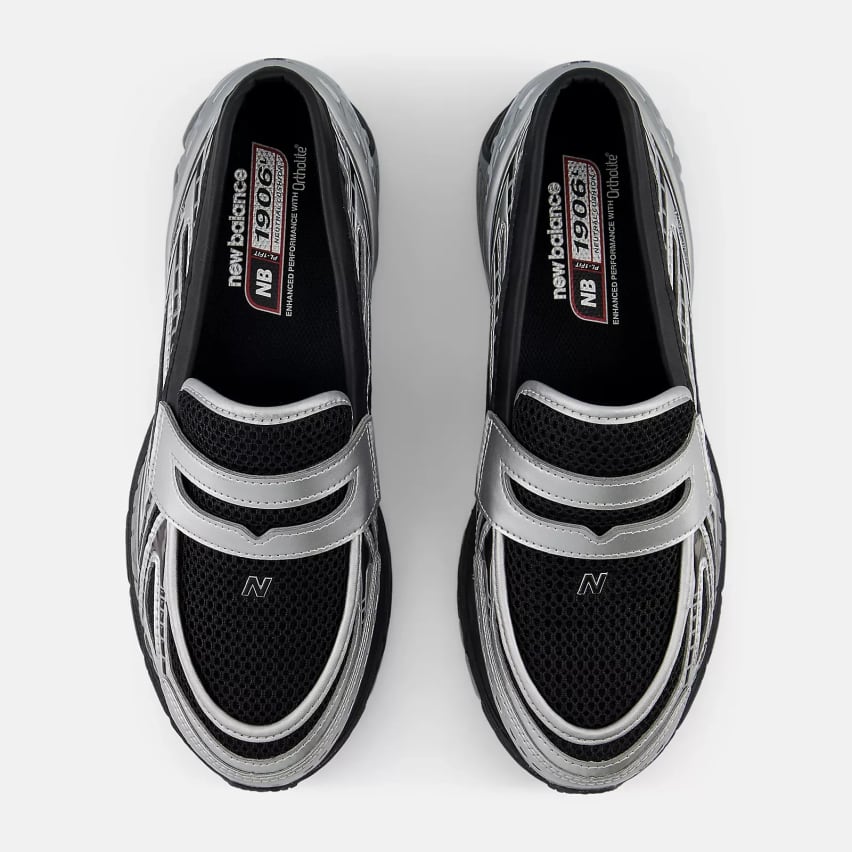 New Balance 1906 Loafer Silver Metallic Black Foto 2