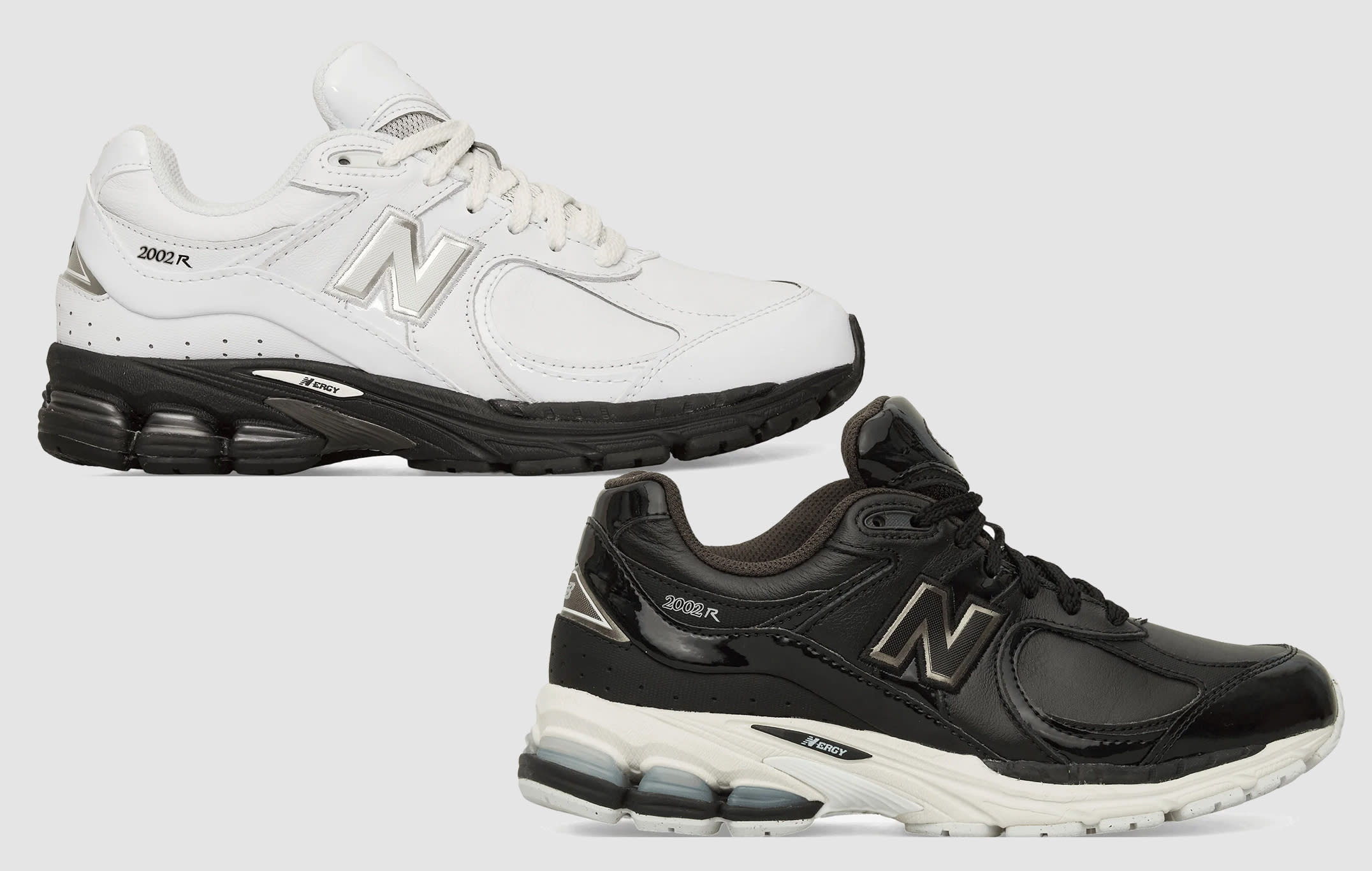 New Balance 2002 R Leather Pack Black White 2025