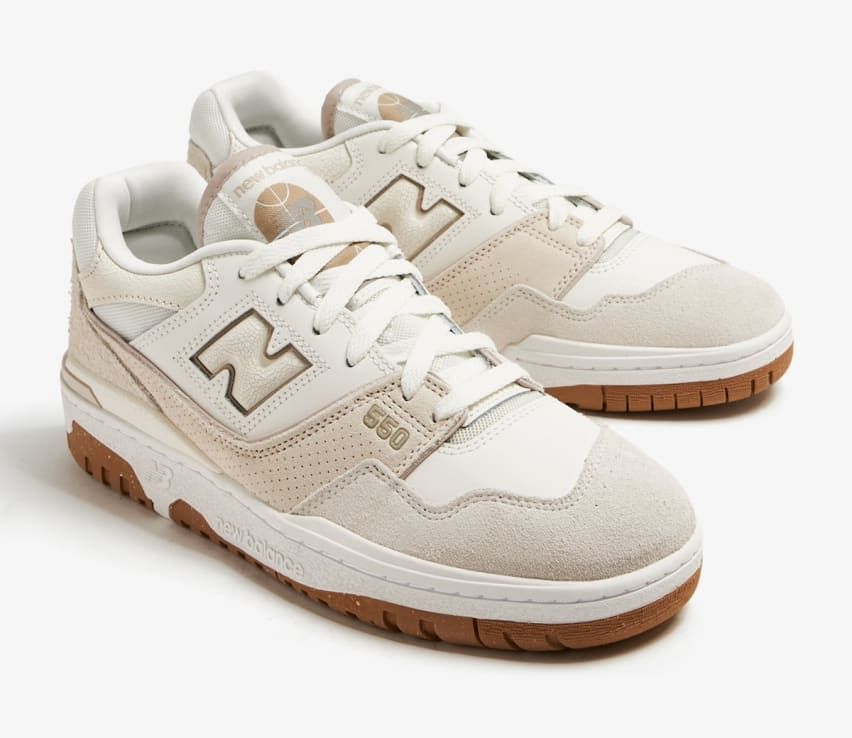 New Balance 550 Beige Gum Foto 1