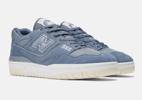 New Balance 550 Blue Suede Foto 1