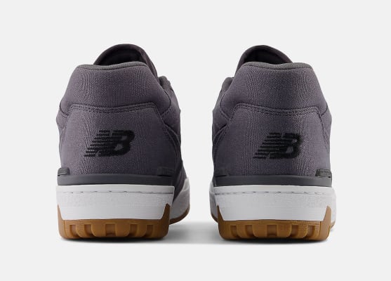 New Balance 550 Grey Canvas Foto 4