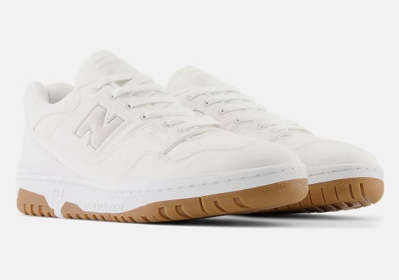 New Balance 550 White Canvas Foto 1