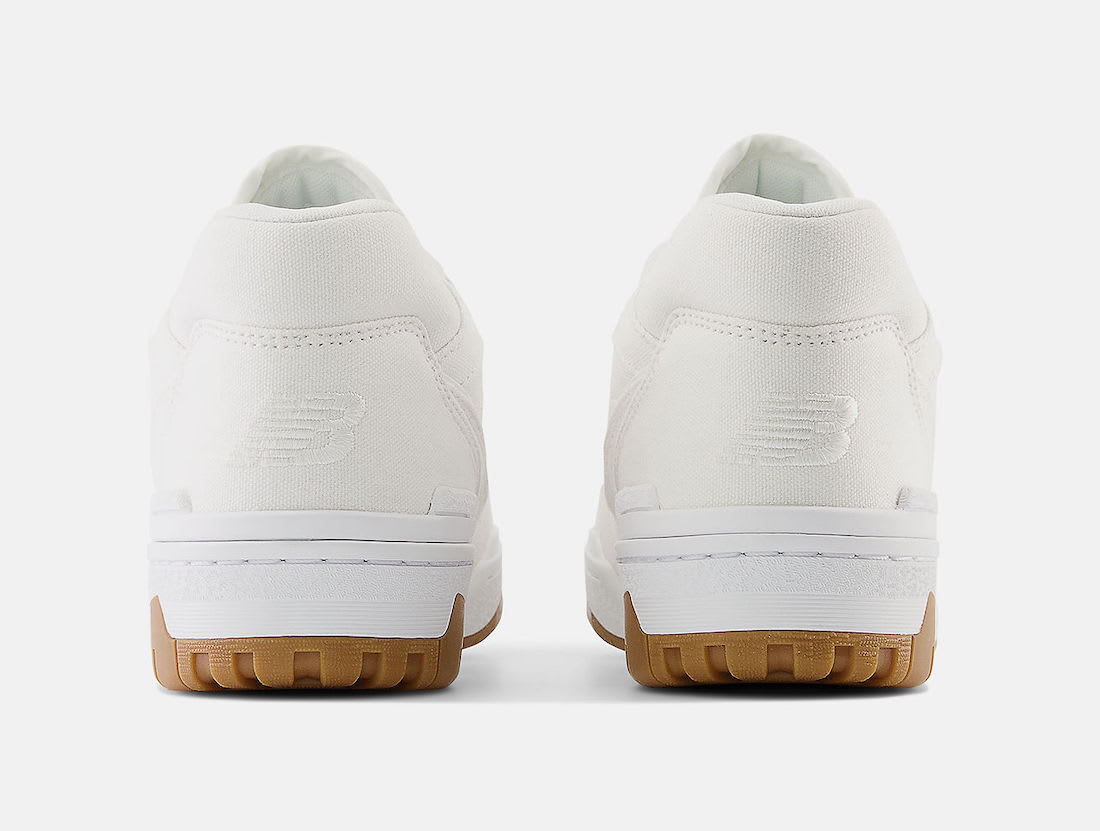 New Balance 550 White Canvas Foto 4