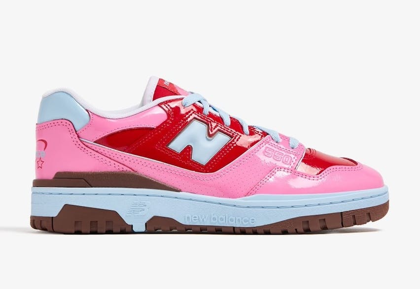 New Balance 550 Y2 K Patent Leather Red Pink Foto 1