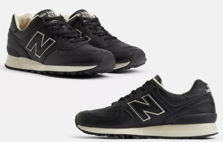 New Balance 576 Made in UK Zwart Blauw