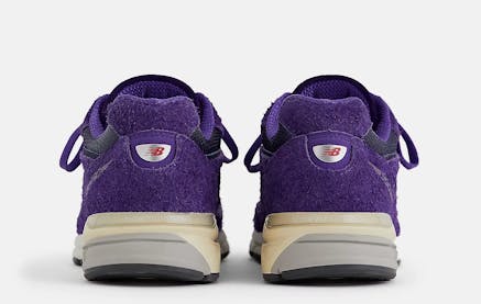 New Balance 990v4 Made in USA Plum Silver Foto 4