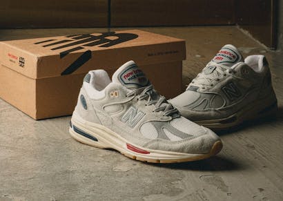 New Balance 991 Made in UK Off White Foto 3
