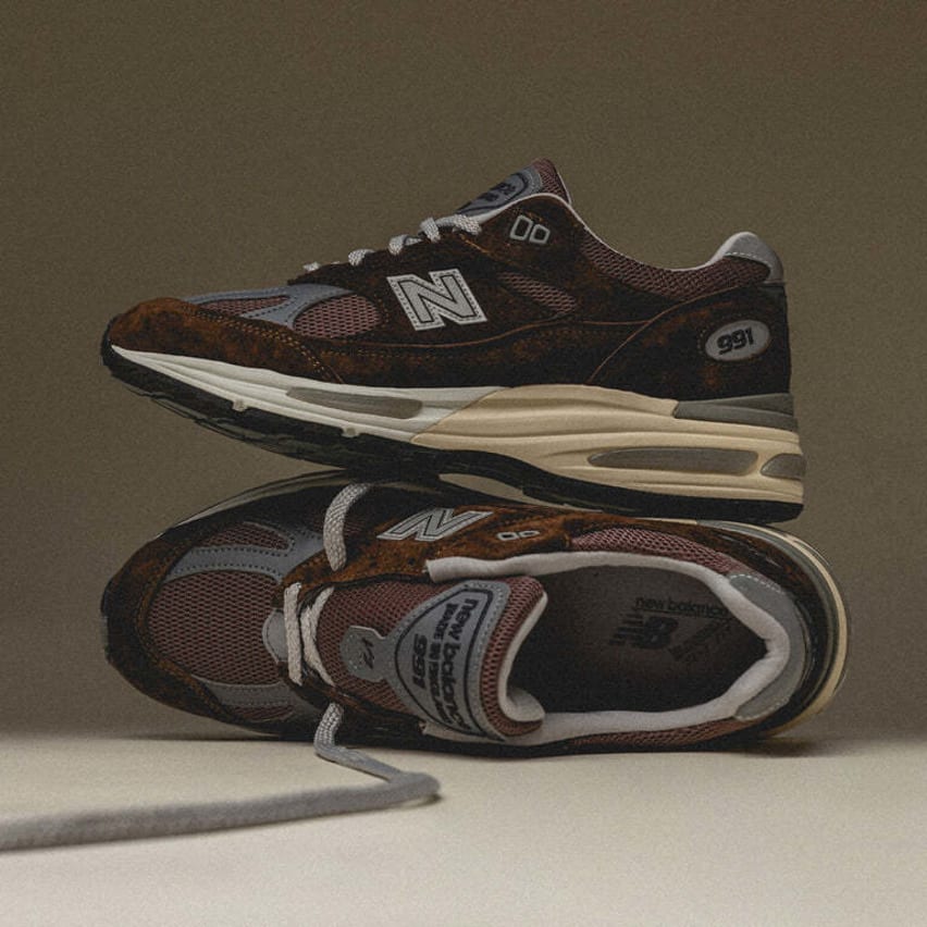 New Balance 991v2 Made in UK Pinecone Foto 2