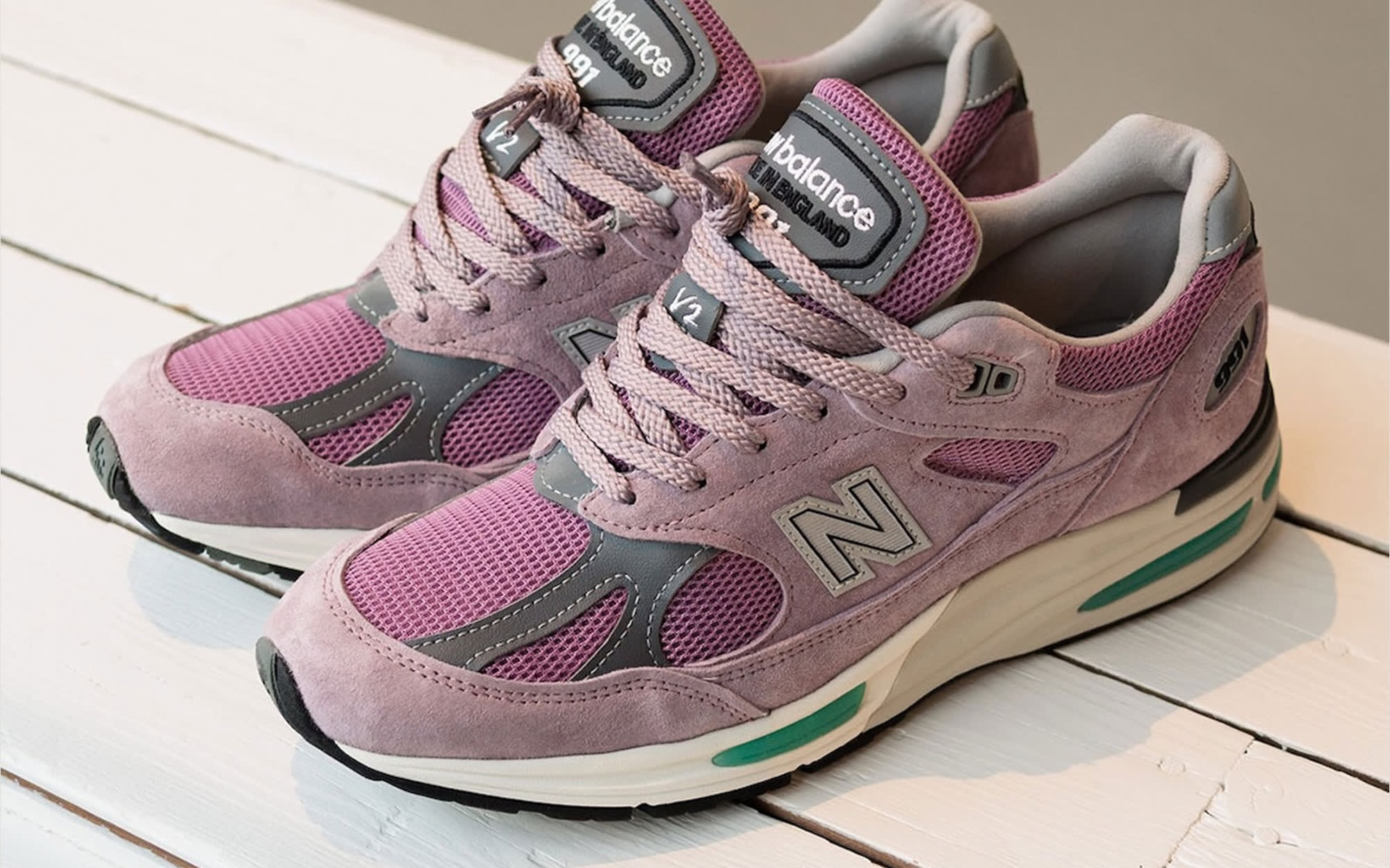 New Balance 991v2 Made in UK Smoked Pearl U991 RR2