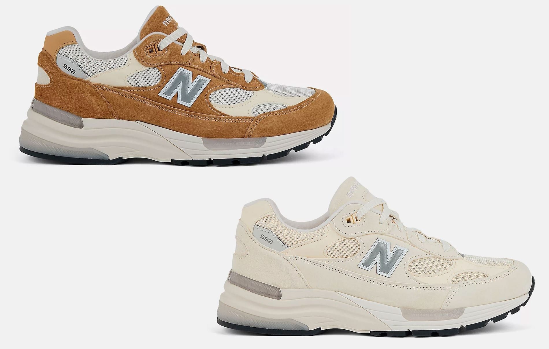 New Balance 992 Made In USA Sweet Caramel Calcium