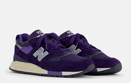 New Balance 998 Made in USA Plum Silver Foto 2