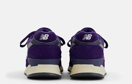 New Balance 998 Made in USA Plum Silver Foto 4
