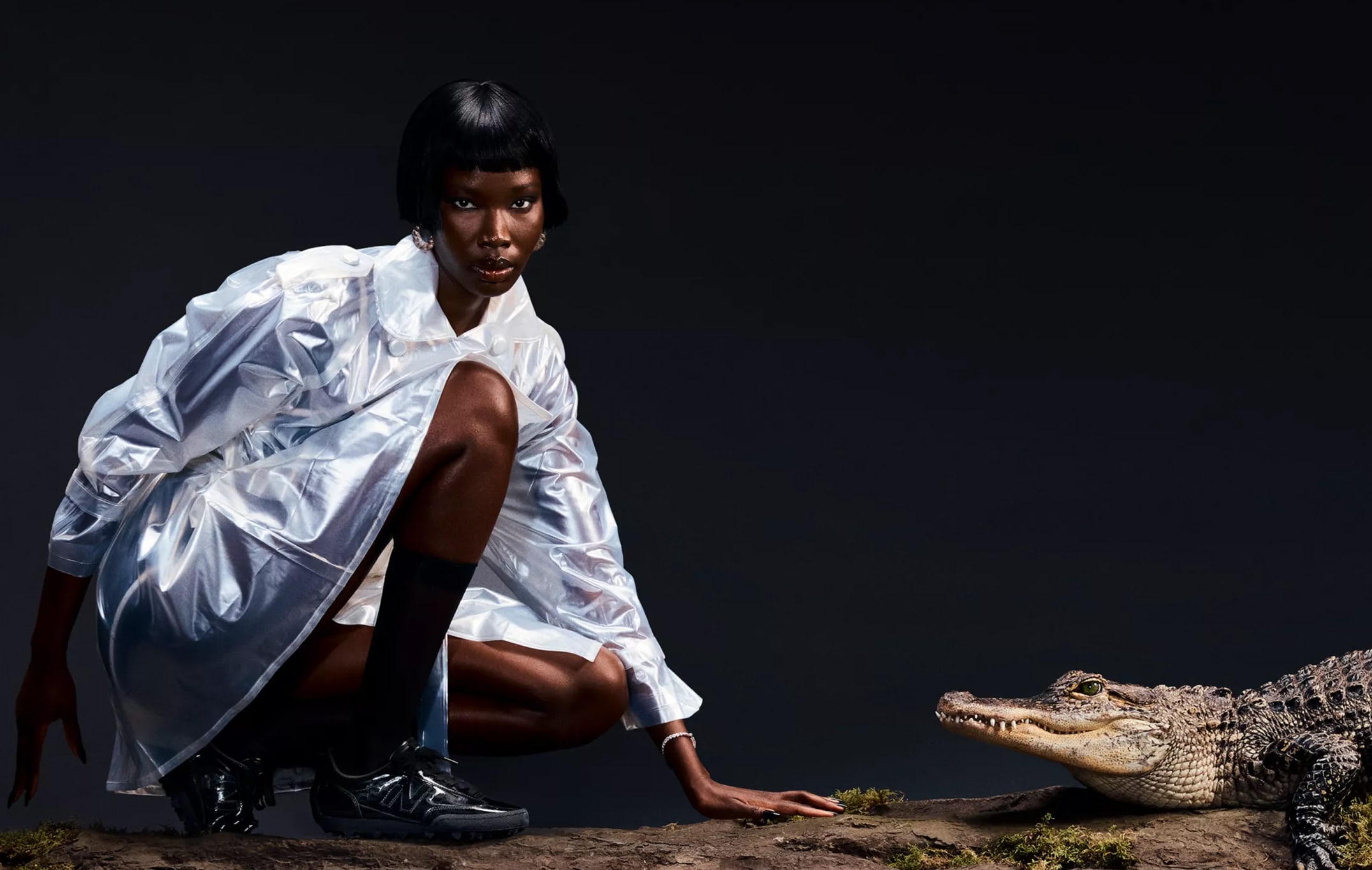 New Balance Gator Run Black Shadow Red