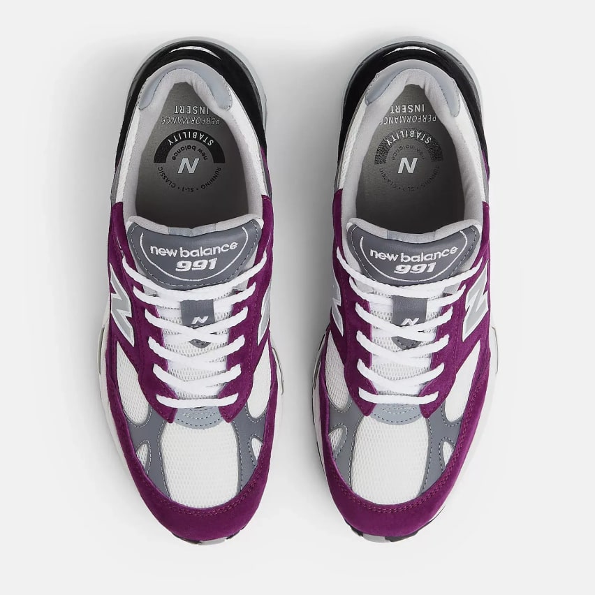 New Balance MADE in UK 991v1 Bright Renaissance Grape Juice Foto 4