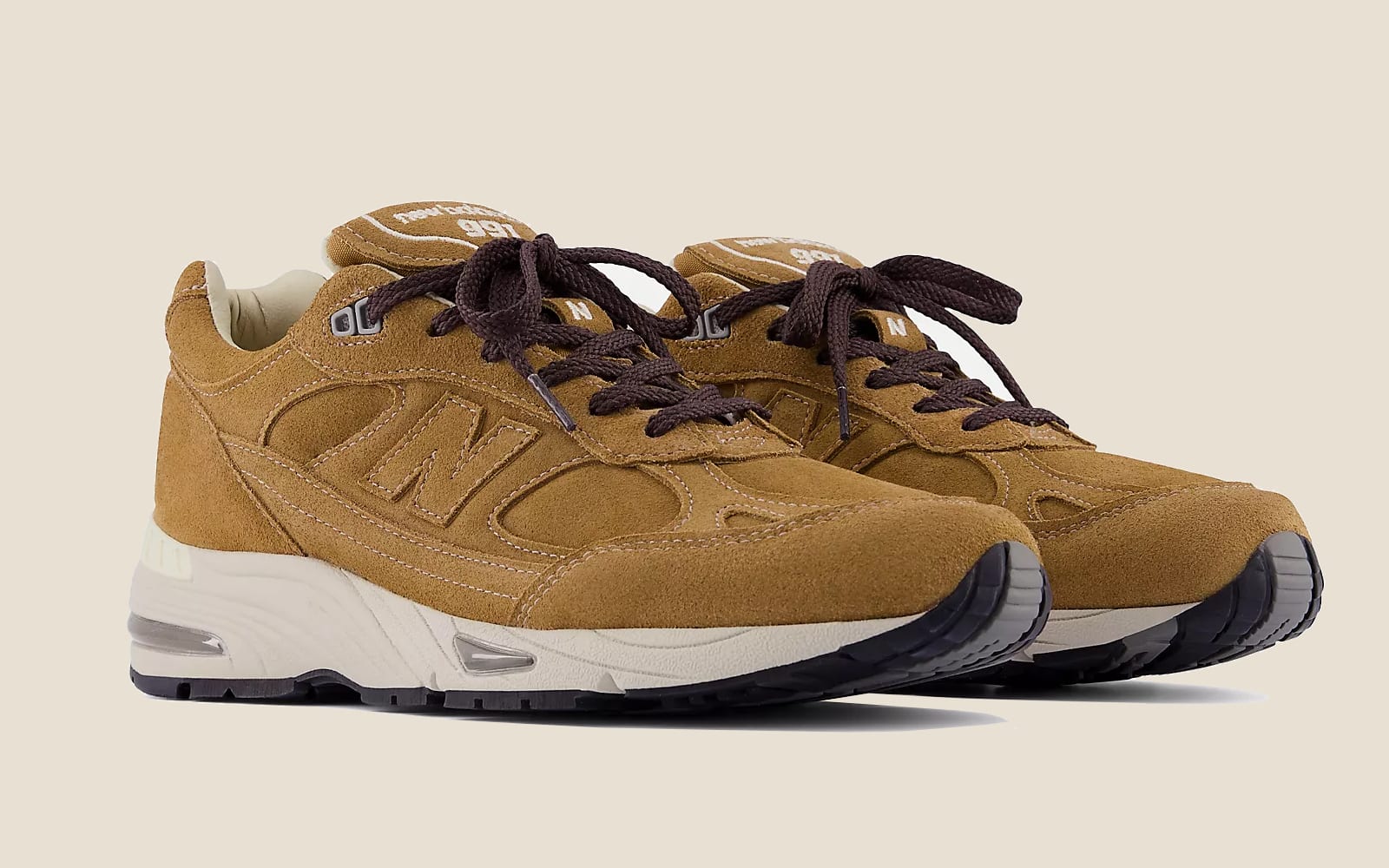 New Balance Made In UK 991v1 Luxe Suede Dijon