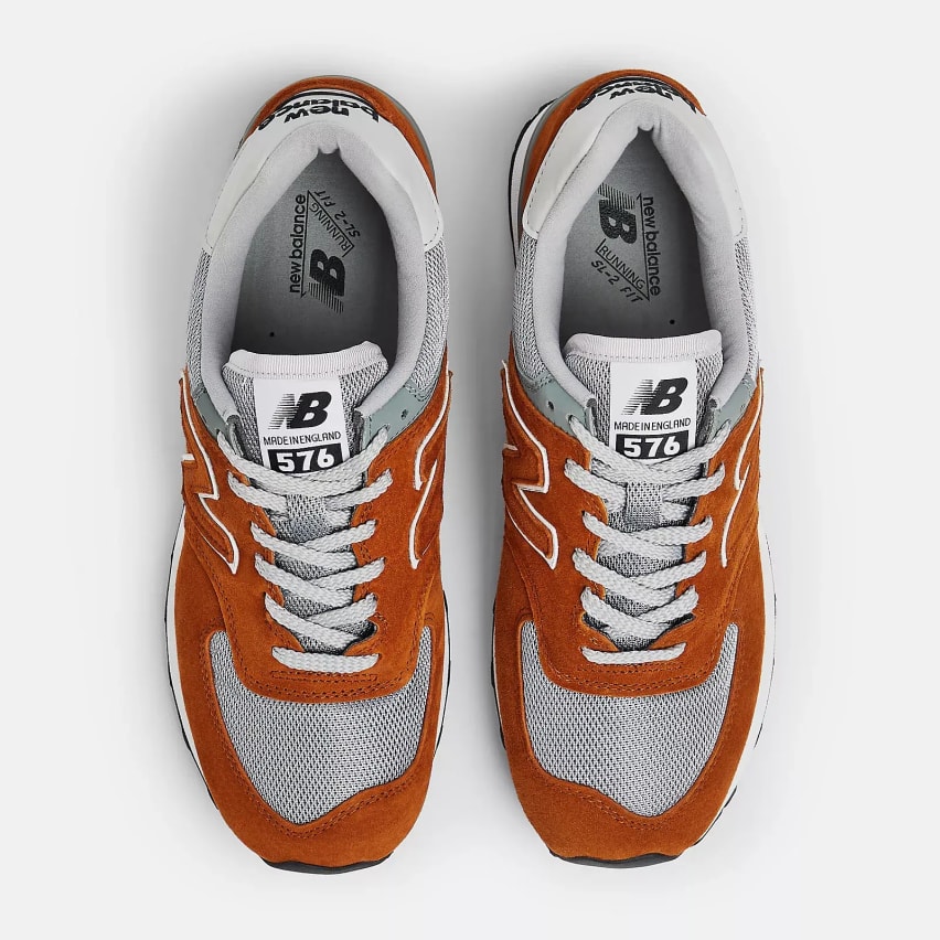 New Balance Made in UK 576 Orange Foto 3