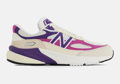 New Balance Made in USA 990v6 Limestone Magenta Foto 2