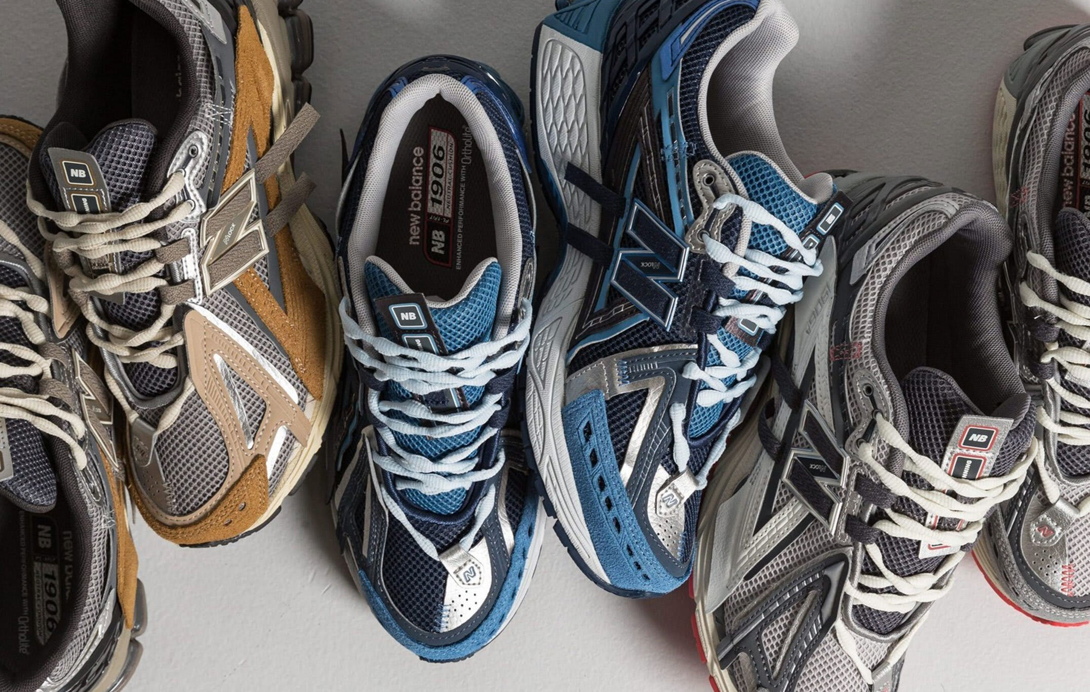 New Balance kondigt drie nieuwe deconstructed colorways aan van de 1906 sneaker 2025