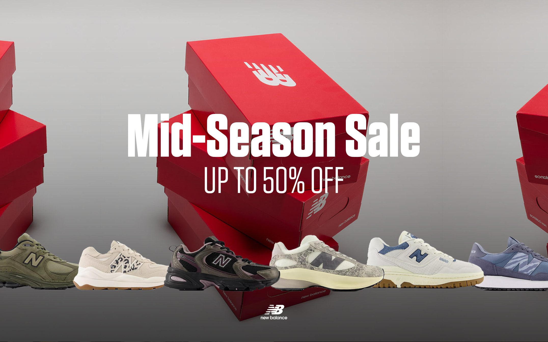 New Balance sneakers Mid Season Sale 2025
