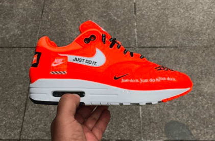 Nieuwe Beelden Van De Nike Air Max 1 Orange "Just Do It"