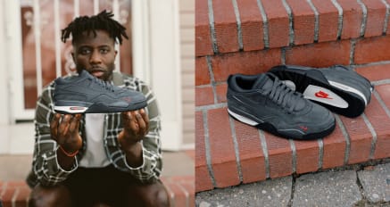 Nigel Sylvester x Air Jordan 4 RM SP Driveway Grey Foto 1