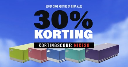 Pak nu tijdelijk 30% extra korting mee op bijna alles bij Nike