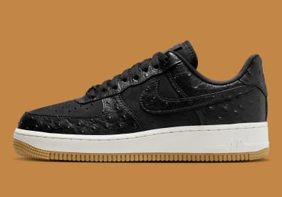 Nike Air Force 1 07 LX Wmns Black Ostrich Foto 2