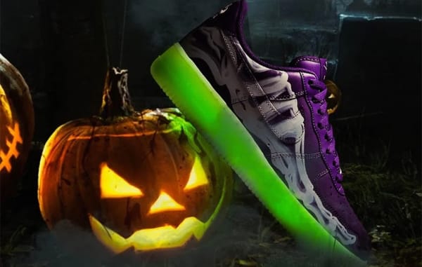 Nike Air Force 1 07 Skeleton QS Purple 2021 Foto 1