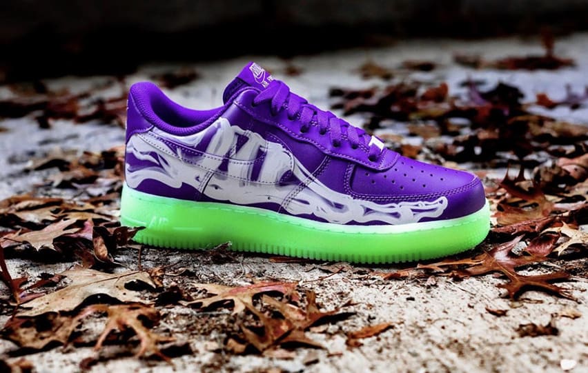 Nike Air Force 1 07 Skeleton QS Purple