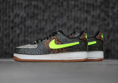 Nike voegt verwijderbare panelen toe aan deze Air Force 1/1 "Animal Instinct"