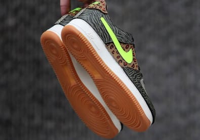 Nike voegt verwijderbare panelen toe aan deze Air Force 1/1 "Animal Instinct"