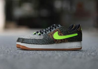 Nike voegt verwijderbare panelen toe aan deze Air Force 1/1 "Animal Instinct"