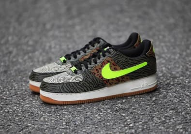 Nike voegt verwijderbare panelen toe aan deze Air Force 1/1 "Animal Instinct"