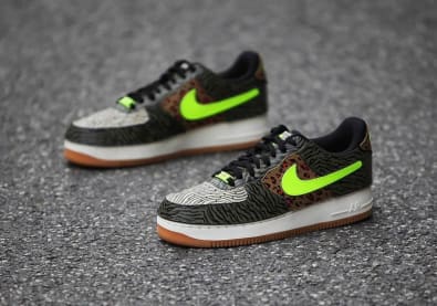 Nike voegt verwijderbare panelen toe aan deze Air Force 1/1 "Animal Instinct"