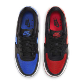 Deze Nike Air Force 1 Low "82" wisselt de Bred en Royal colorways af