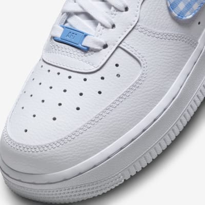 Nike Air Force 1 Low Blue Gingham Foto 3