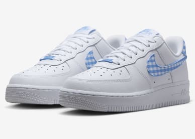 Nike Air Force 1 Low Blue Gingham