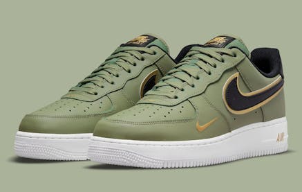 Nike Air Force 1 Low Double Swoosh Olive foto 1
